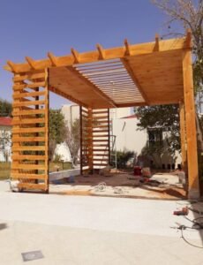 برجولات خشب 