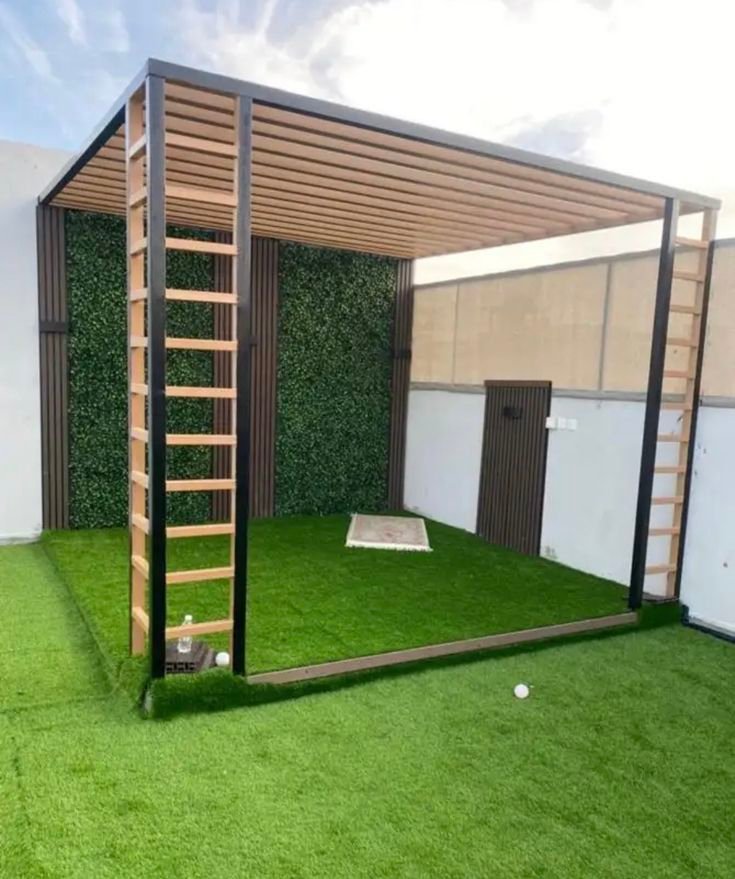 مظلات حدائق خشبية