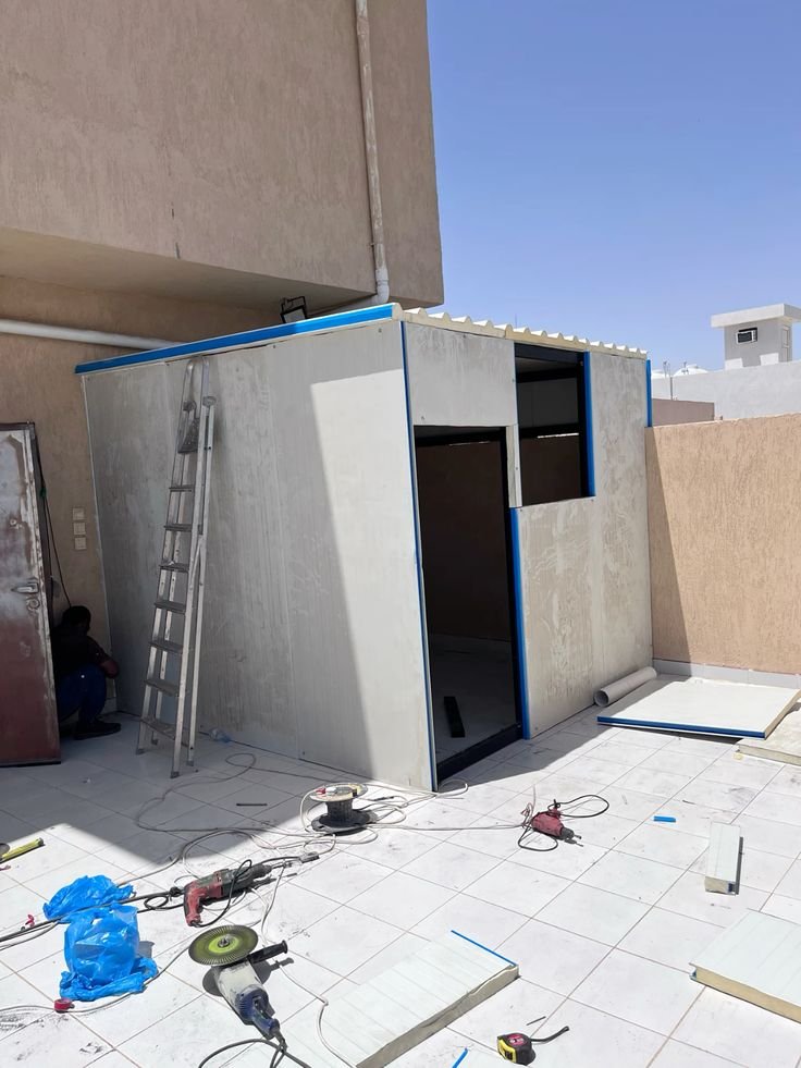 غرف ساندوتش بانل جاهزة الرياض بتصميم عملي
